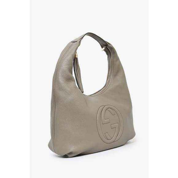 Gucci Taupe Leather Soho Hobo Bag - Picture 2 of 3